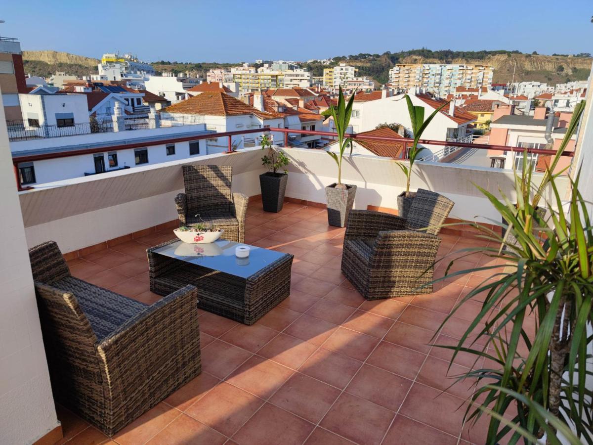 Amazing Terrace Costa Da Caparica Daire Dış mekan fotoğraf